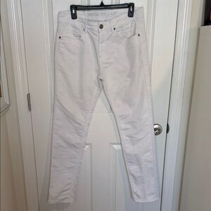 Vintage Genes Black Men's White Jeans slim fit 32w 32L